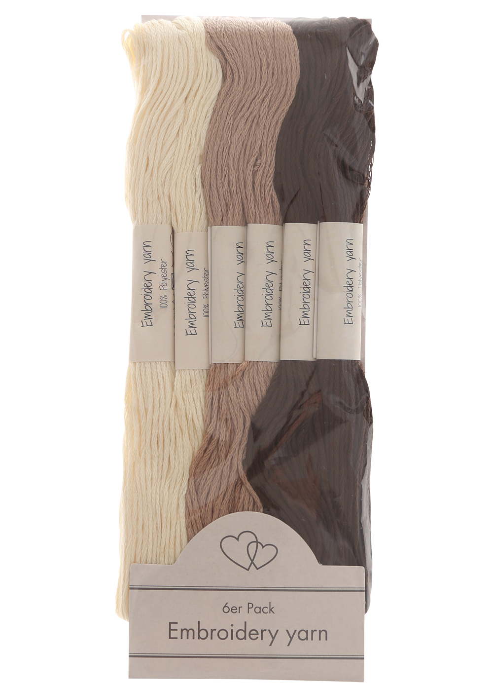 Embroidery yarn in brown colors  6pak  embroidery yarn  go handmade Embroidery yarn in brown colors  6pak  embroidery yarn  go handmade