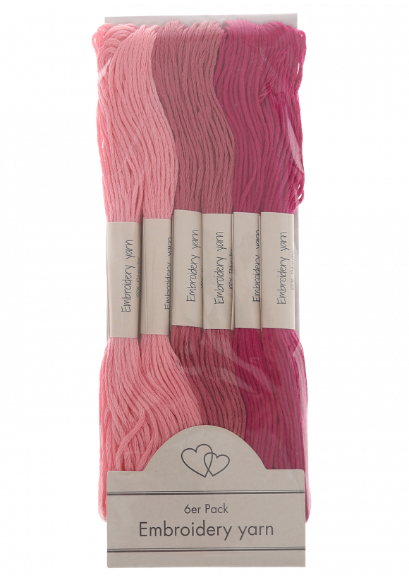 Embroidery yarn in brown colors 6pak Embroidery yarn Go handmade