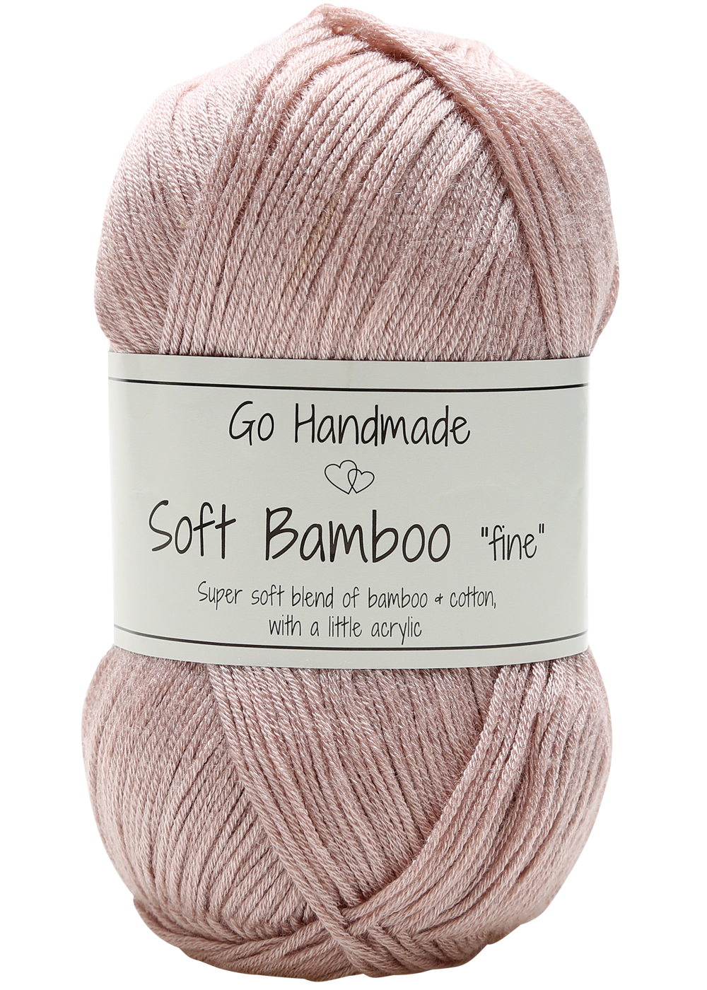 Soft Bamboo "fine" Vintage rose Soft Bamboo "fine" Go Handmade