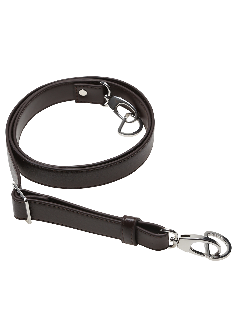 black leather handbag shoulder strap