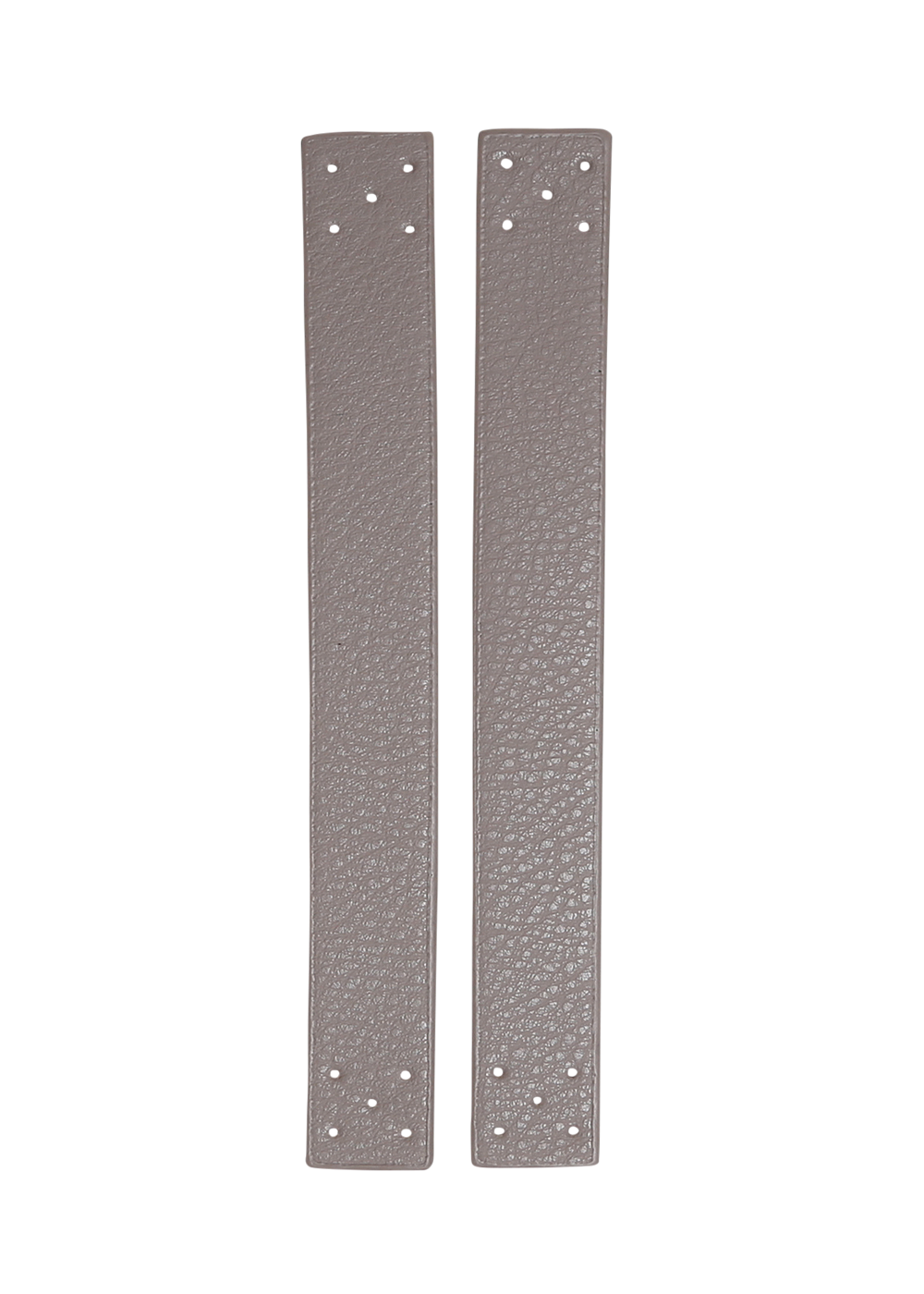 Straps w/ sewing holes - PU leather - set/2 18 x 2,2 cm - beige ...