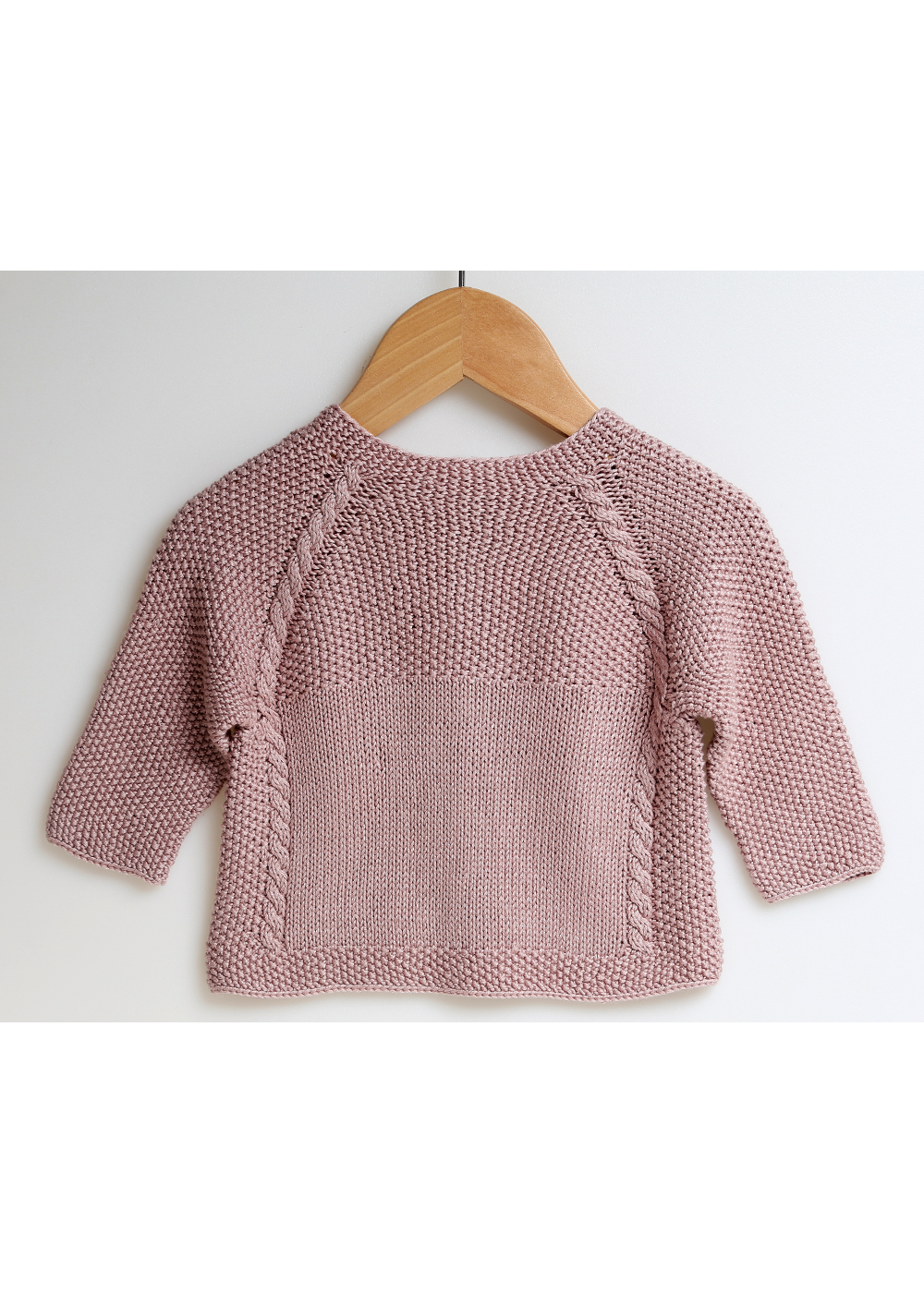 Cardigan Moss Stitch - DK - Baby clothes - Go Handmade