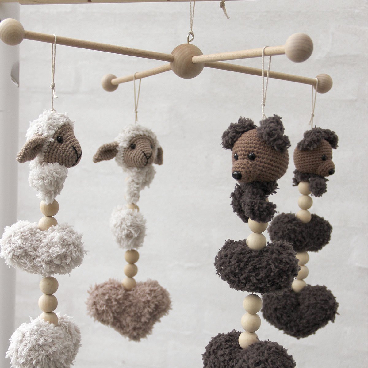 Wooden Mobiles Go handmade